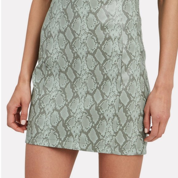 Ronny Kobo Rida Snakeprint Mini Skirt, XS/P, NWT